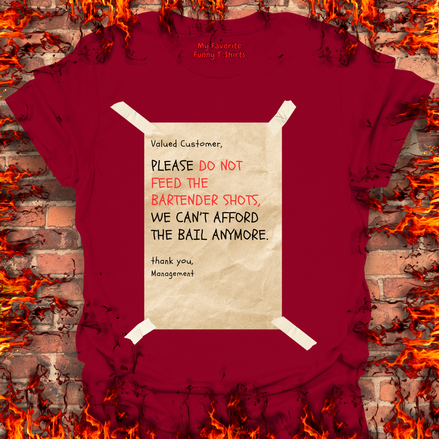 Do Not Feed The Bartender