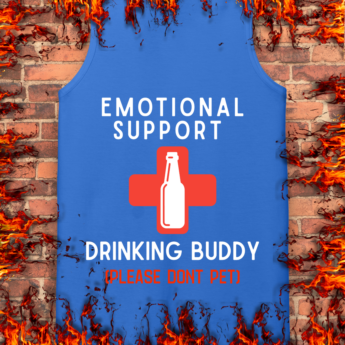 Emotional Support Drinking Buddy - Back Print
