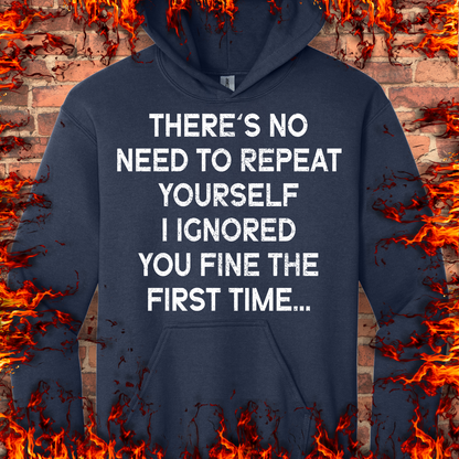 No Need To Repeat Yourself