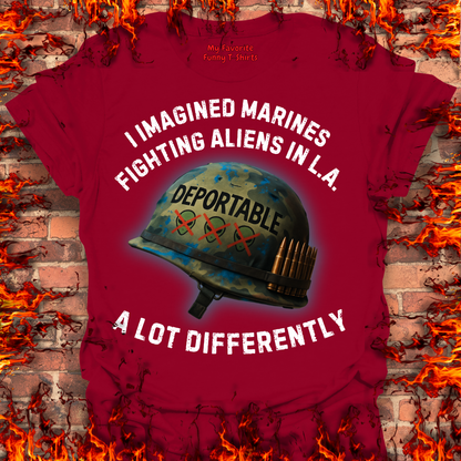 Marines Fighting Aliens