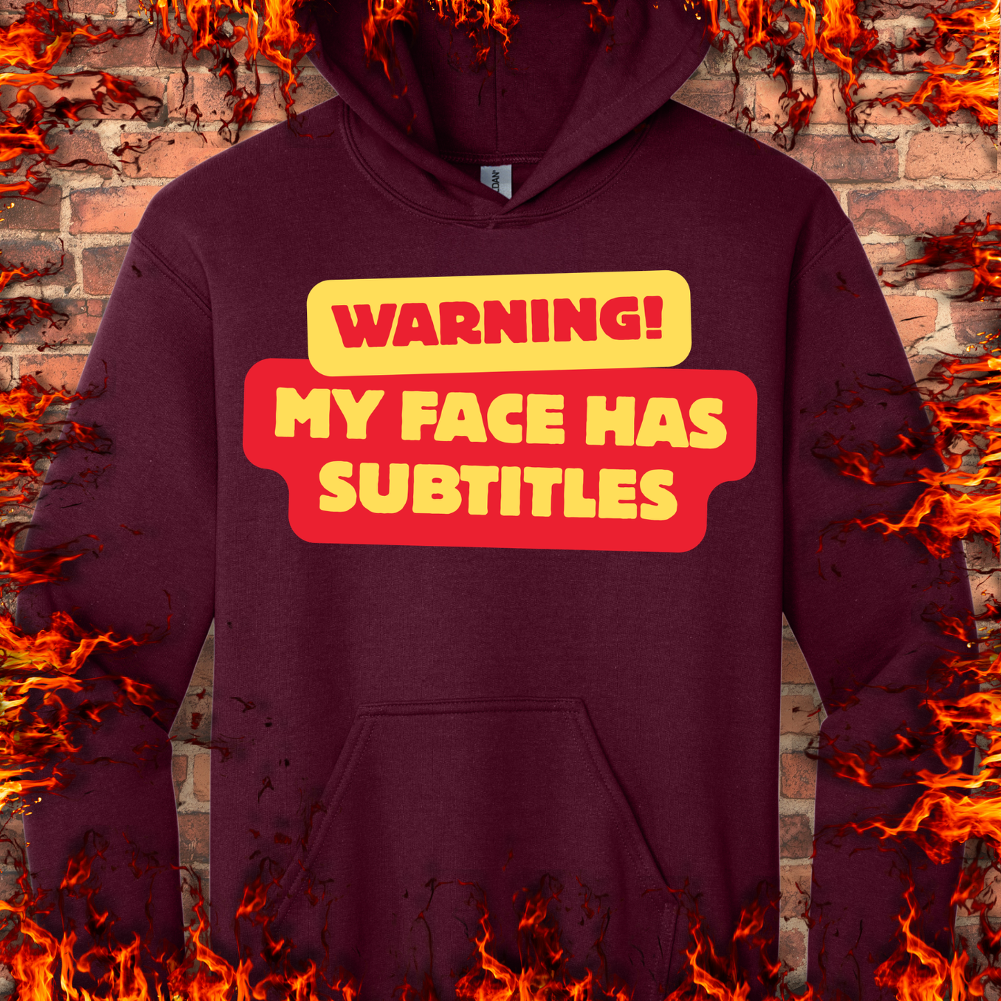 Warning - My Face Has Subtitles