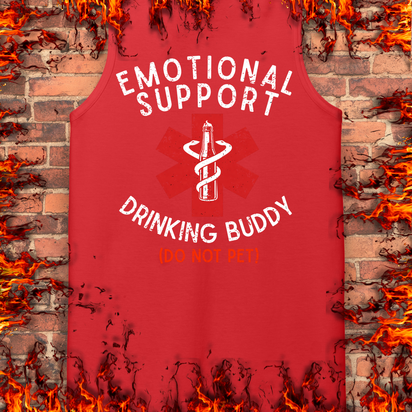 Emotional Support Drinking Buddy - Back Print