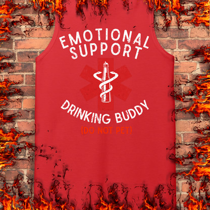 Emotional Support Drinking Buddy - Back Print