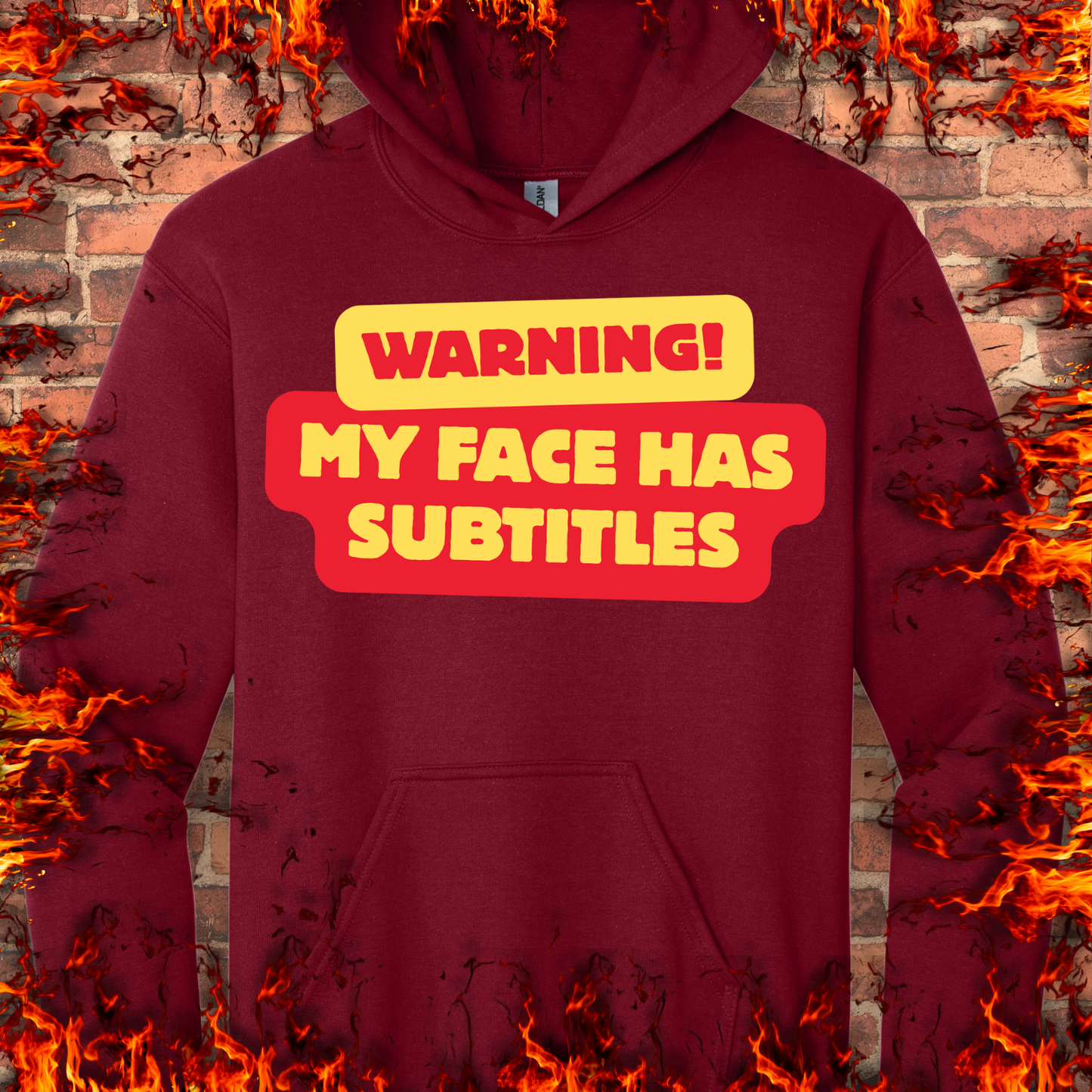 Warning - My Face Has Subtitles