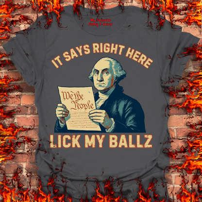 It Says Right Here...