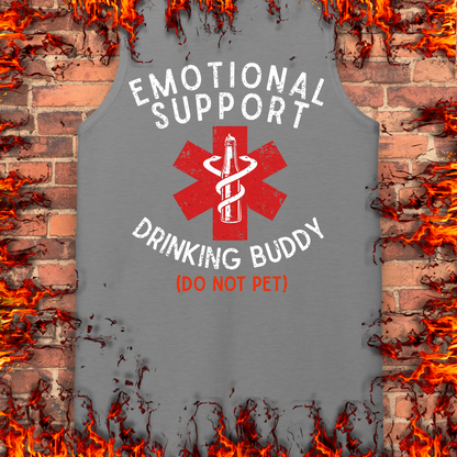 Emotional Support Drinking Buddy - Back Print