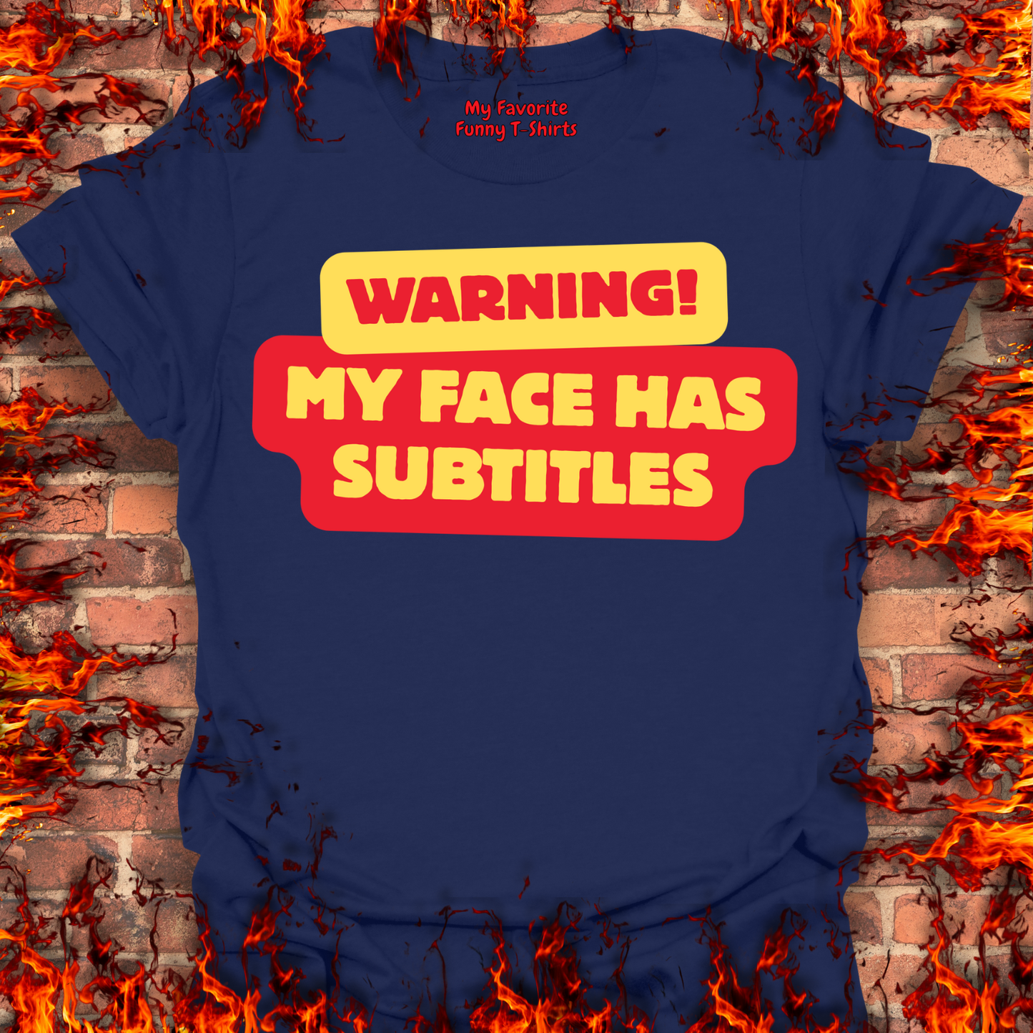 Warning - My Face Has Subtitles