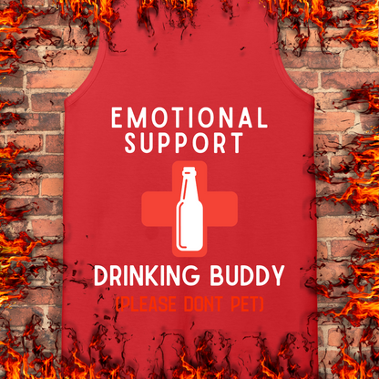 Emotional Support Drinking Buddy - Back Print