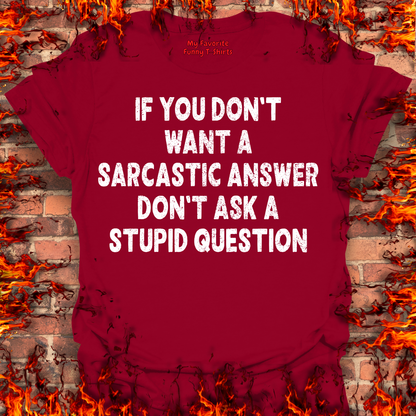 Sarcastic Answer