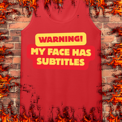 Warning - My Face Has Subtitles