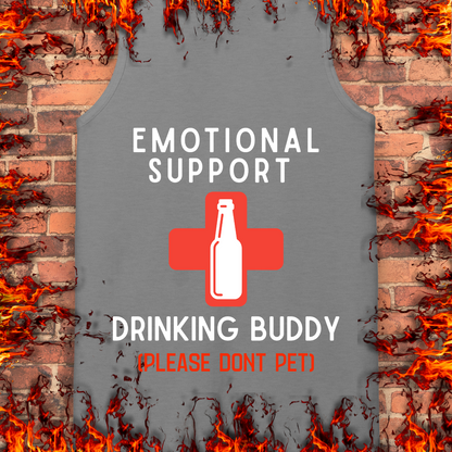 Emotional Support Drinking Buddy - Back Print