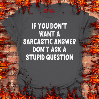 Sarcastic Answer