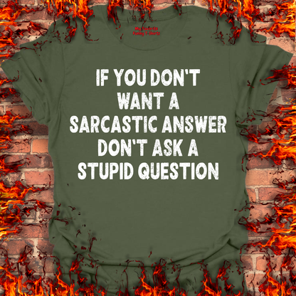 Sarcastic Answer