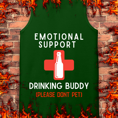 Emotional Support Drinking Buddy - Back Print