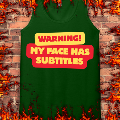 Warning - My Face Has Subtitles