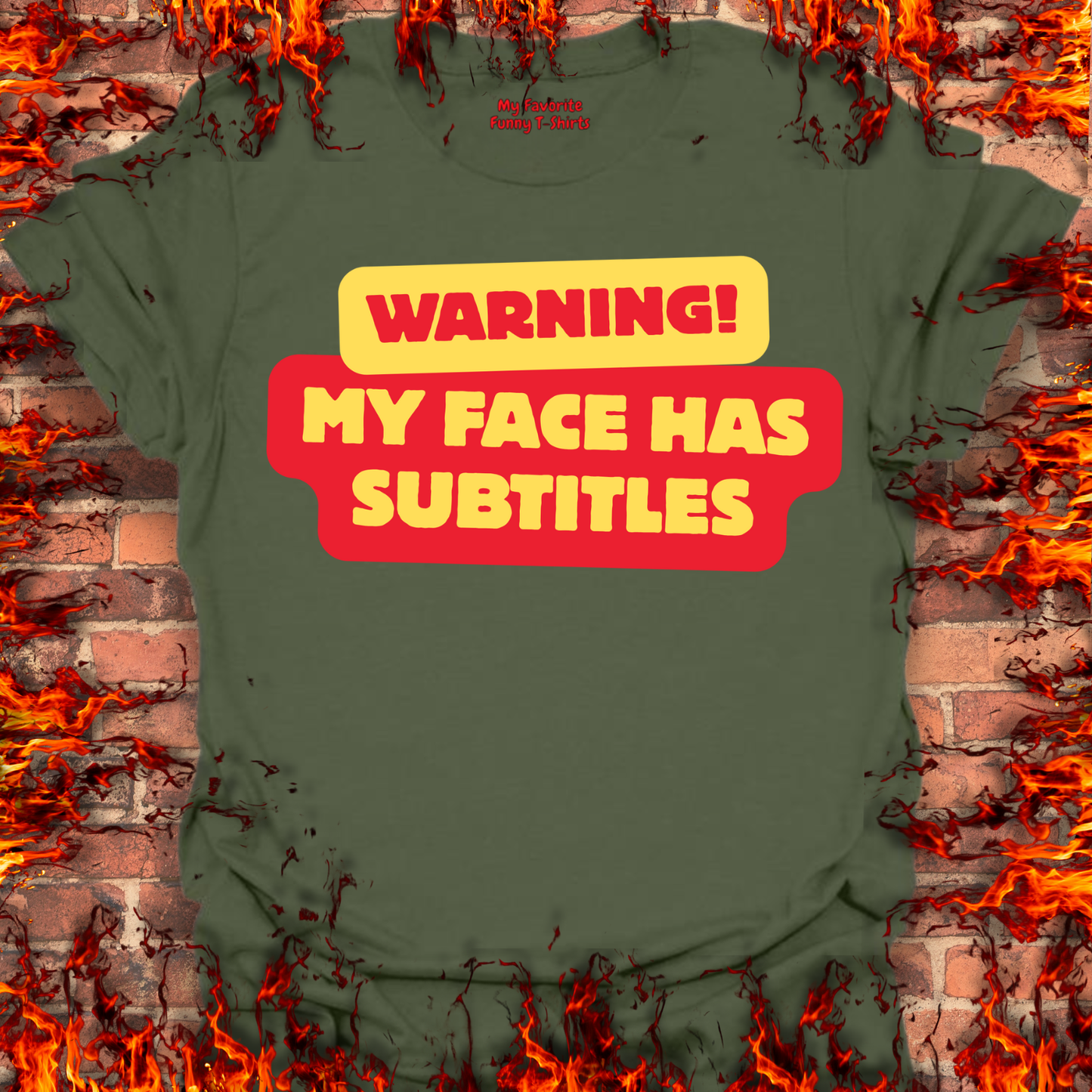 Warning - My Face Has Subtitles