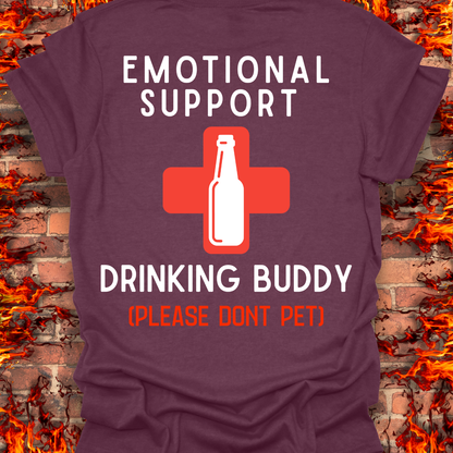 Emotional Support Drinking Buddy - OG - Back Print