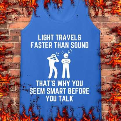 Light Travels Faster Than Sound