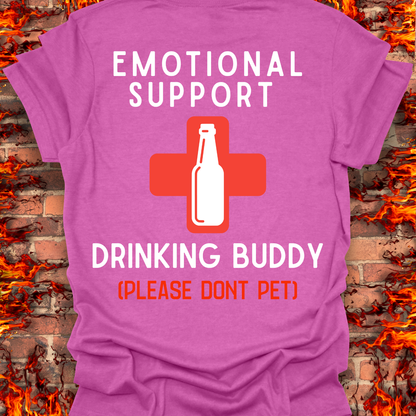 Emotional Support Drinking Buddy - OG - Back Print