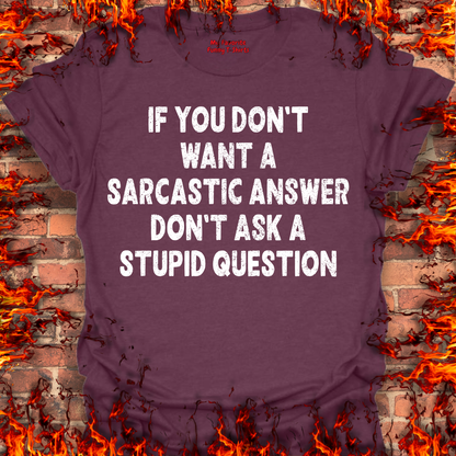 Sarcastic Answer