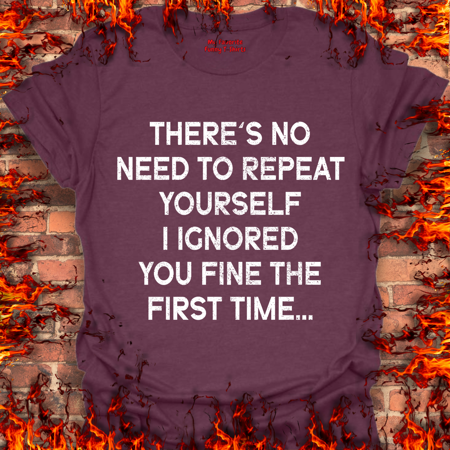 No Need To Repeat Yourself