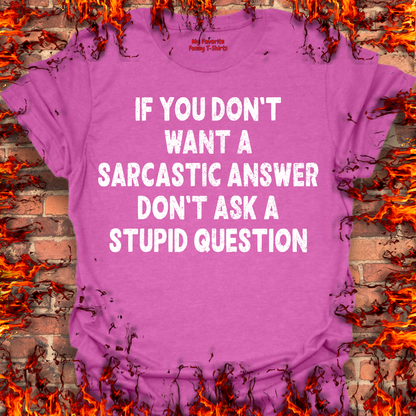 Sarcastic Answer
