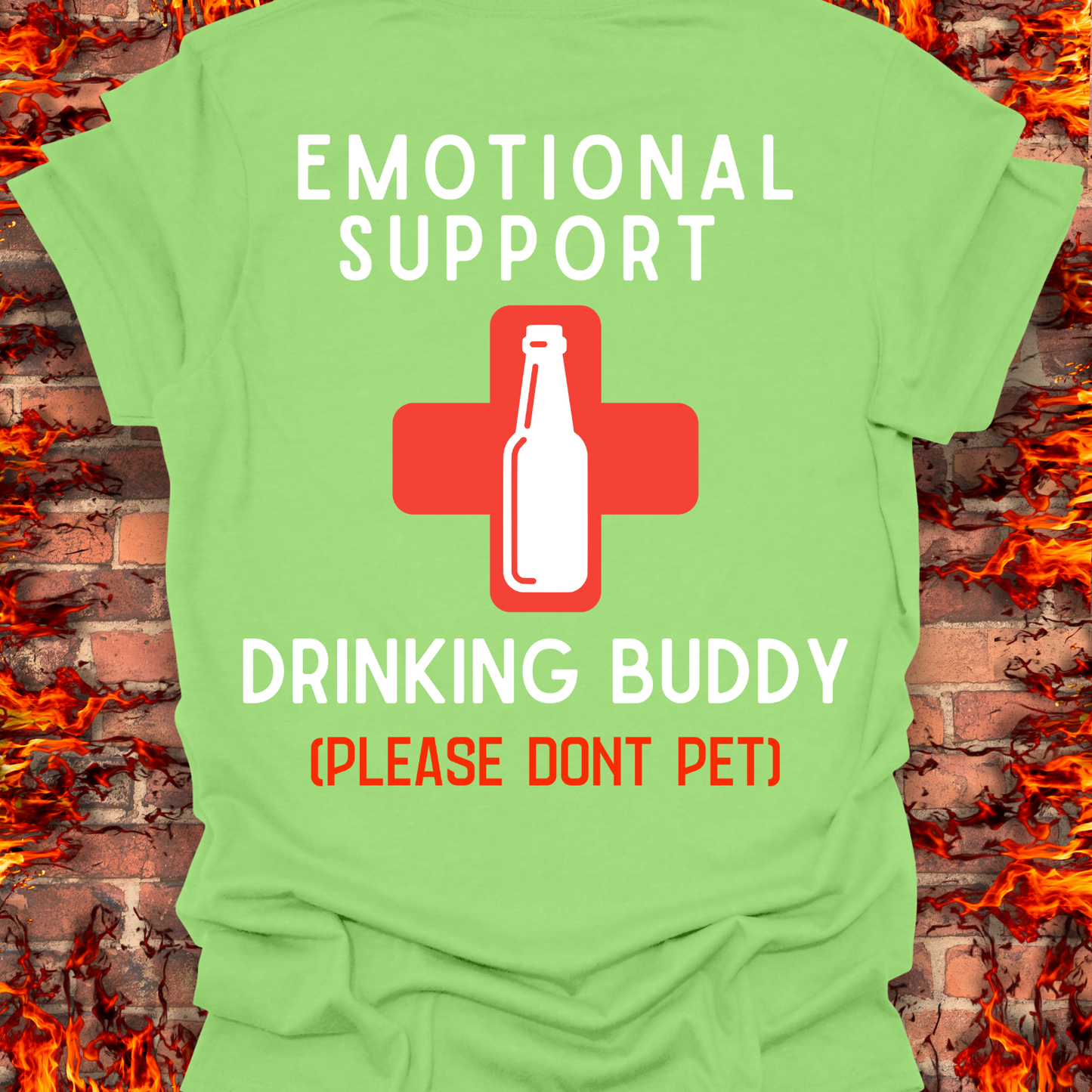 Emotional Support Drinking Buddy - OG - Back Print