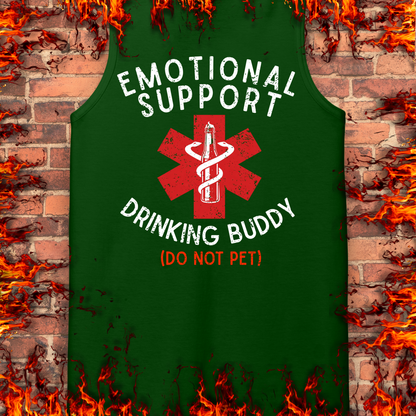 Emotional Support Drinking Buddy - Back Print