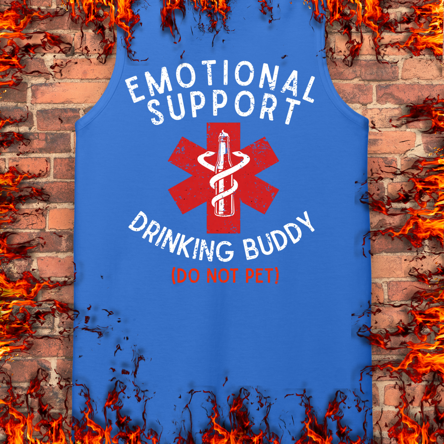 Emotional Support Drinking Buddy - Back Print