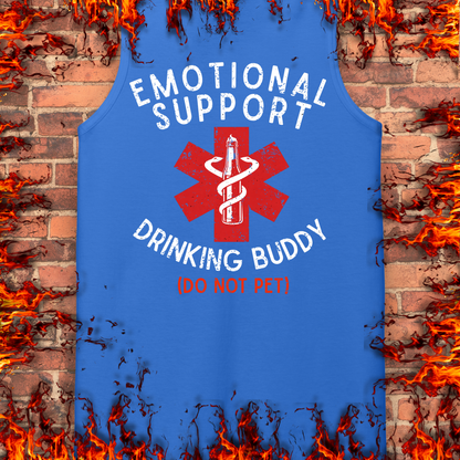 Emotional Support Drinking Buddy - Back Print