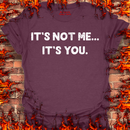 It's Not Me... It's You.