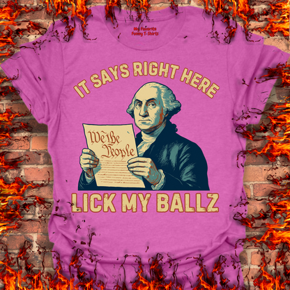 It Says Right Here...